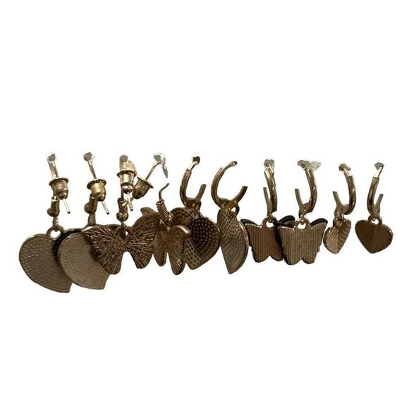 NWOT Heart and butterfly earring bundle - Picture 5 of 5